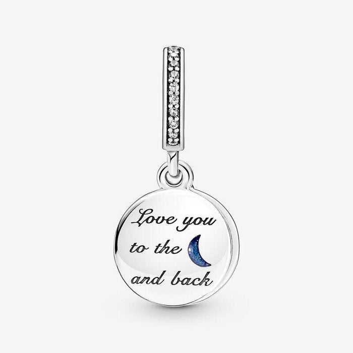 Pendentif Charm « Aller-retour vers la Lune »