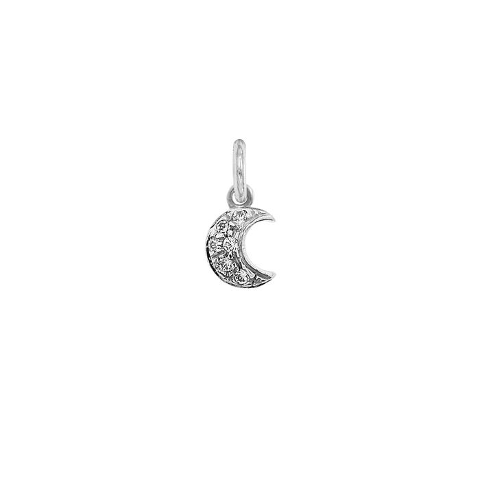 Charm Luna in Oro e Zirconi