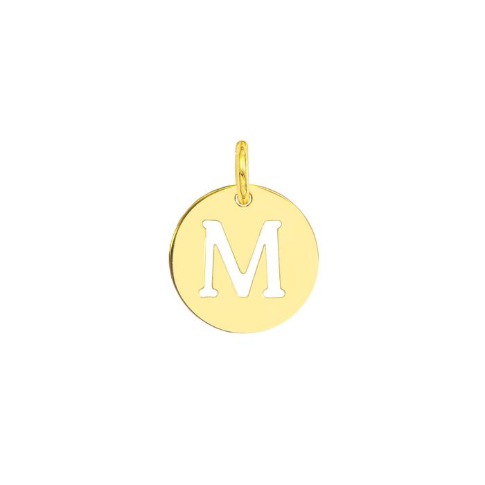 Charm Lettera M in Oro