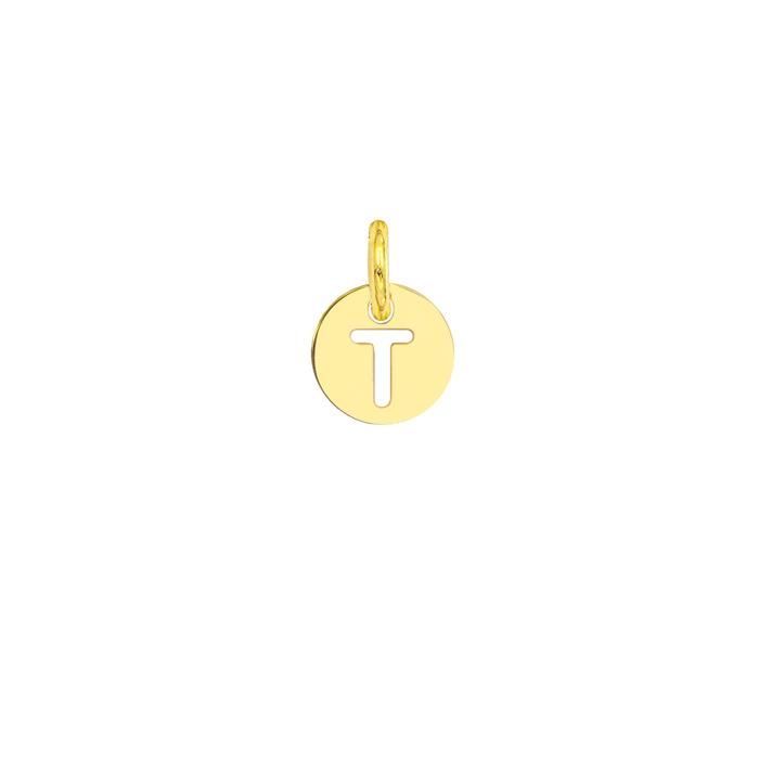 Charm Lettera T in Oro