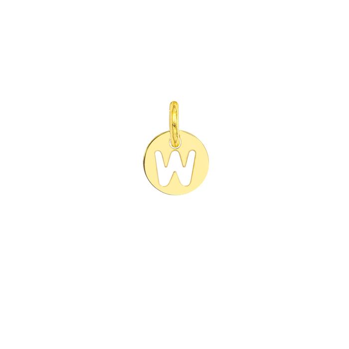 Charm Lettera W in Oro