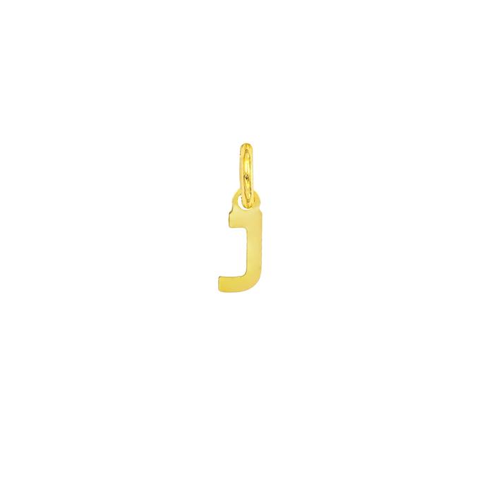 Charm Lettera J in Oro