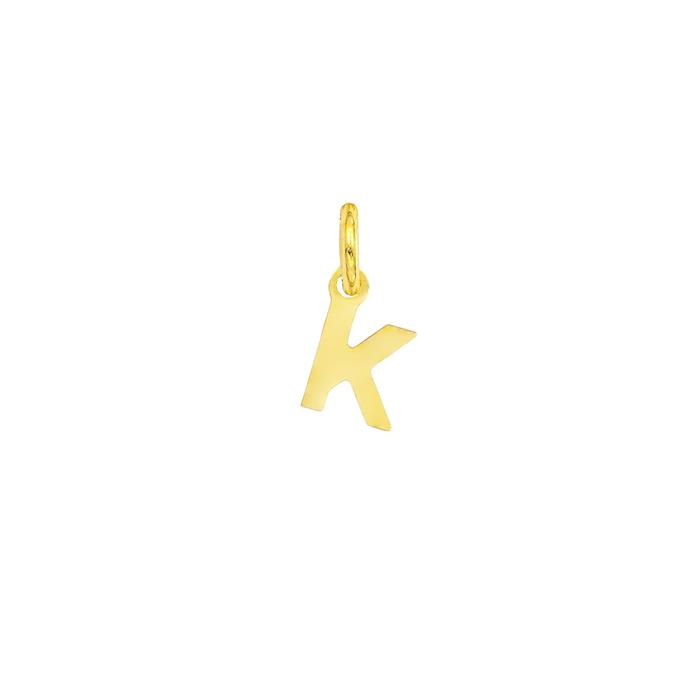 Charm Lettera K in Oro