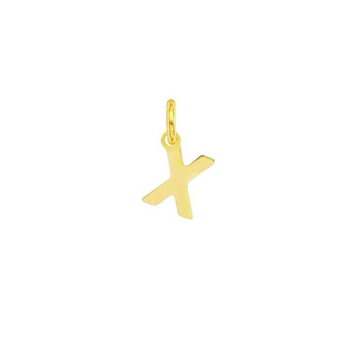 Charm Lettera X in Oro