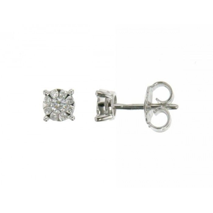 BOUCLES D'OREILLES PAVE' BR LIGHT POINT