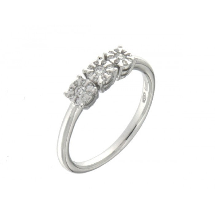 ANELLO TRILOGY PAVE' BR