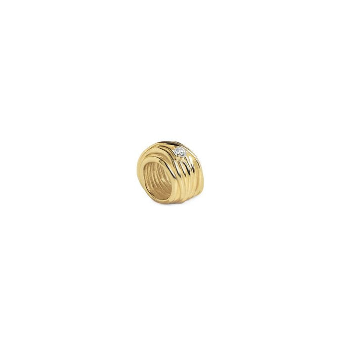 Filodellavita Mini 13 fili in Rosa Giallo 9kt e Diamante Bianco