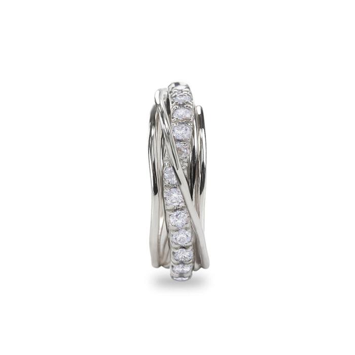 Filodellavita Précieux 7 fils et diamants blancs
