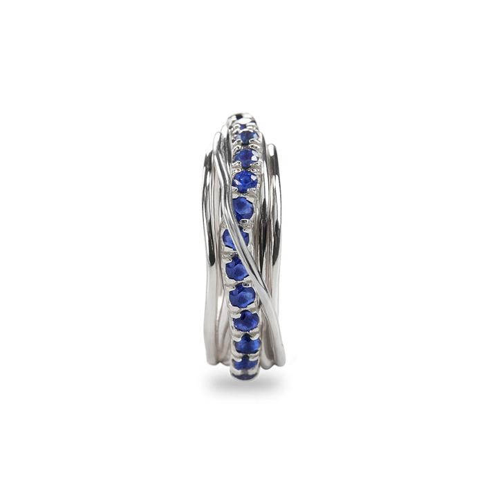 Filodellavita Précieux 7 fils et saphirs bleus