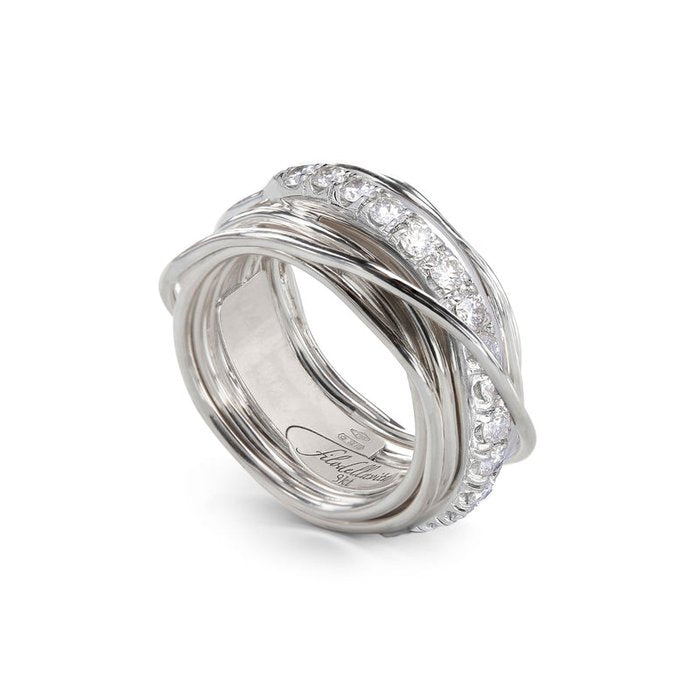 Filodellavita Prezioso 13 fili in Argento 925 e Diamanti Bianchi