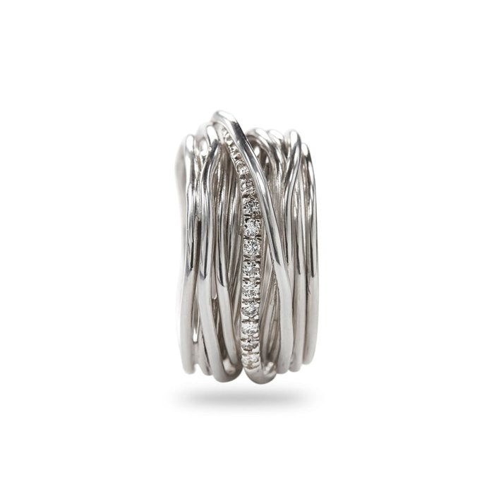 Filodellavita Classic 13 fili in Argento 925 e 16 Diamanti Bianchi