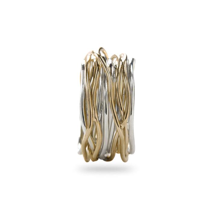 Filodellavita Classic 13 fili in Argento 925 e Oro Giallo 9kt