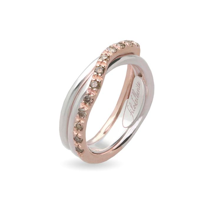Filodellavita Diamants précieux et bruns 0,37 ct