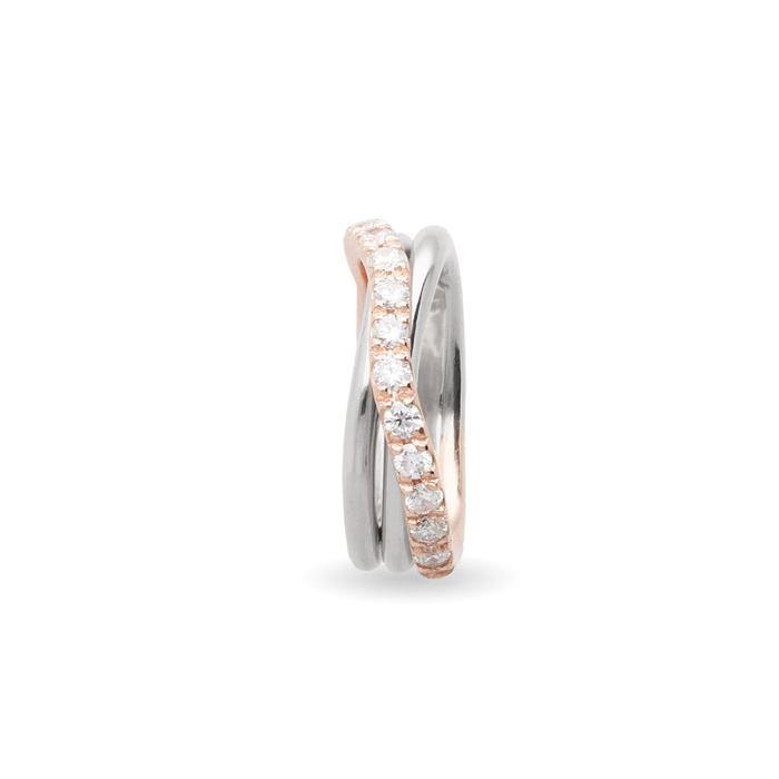Filodellavita Precious 3 fils et diamants blancs de 0,80 ct