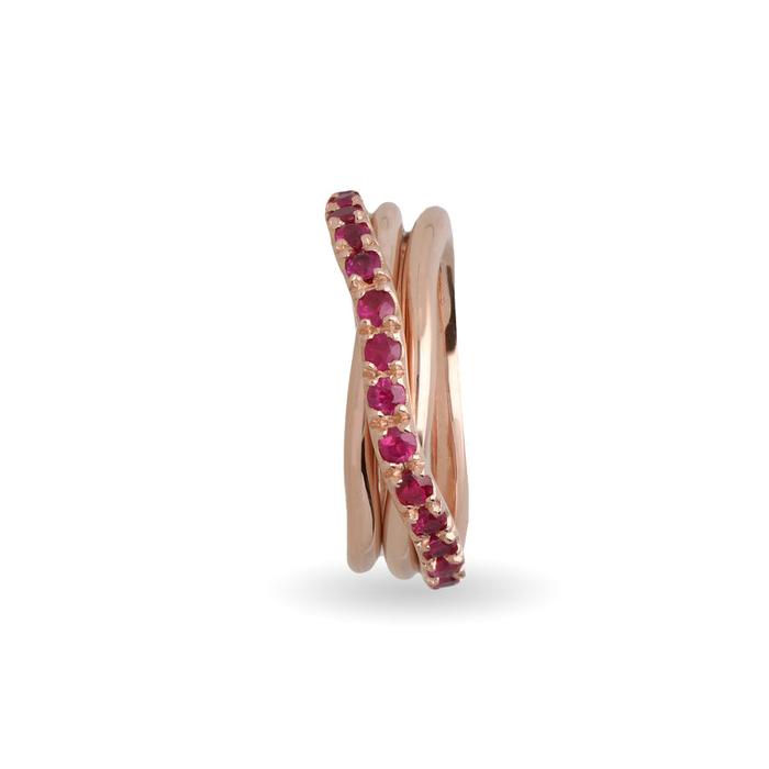 Filodellavita Precious 3 threads and 0.99ct Rubies
