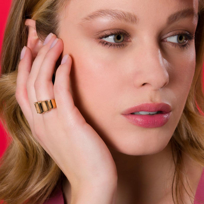 Anello a fascia in oro 18kt lucido