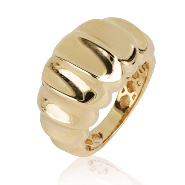 Bague en or 18 carats polie
