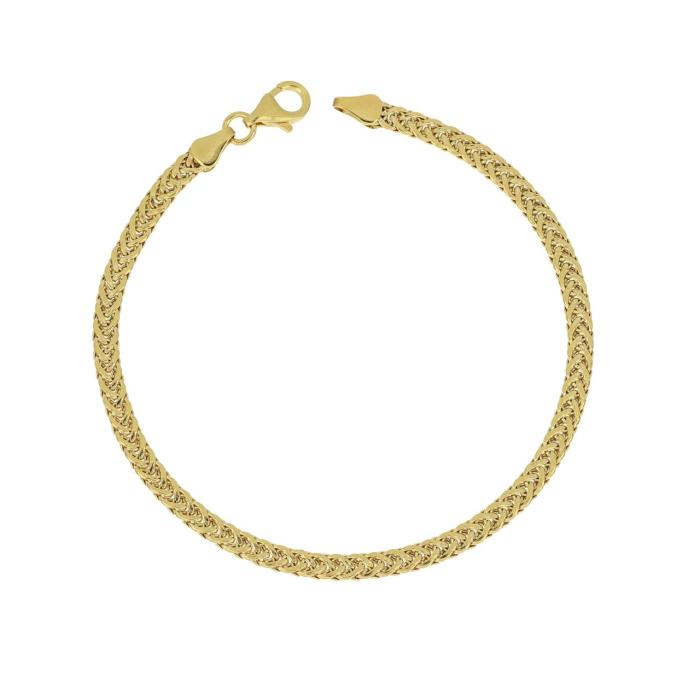 Bracciale maglia piatta