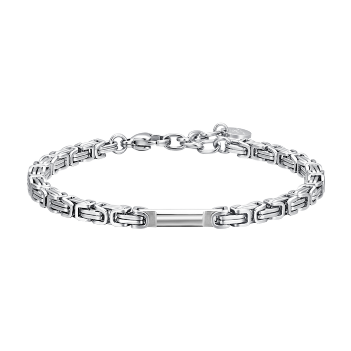 MEN'S STEEL BRACELET WITH ELEMENT