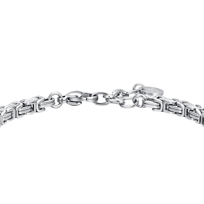 MEN'S STEEL BRACELET WITH ELEMENT