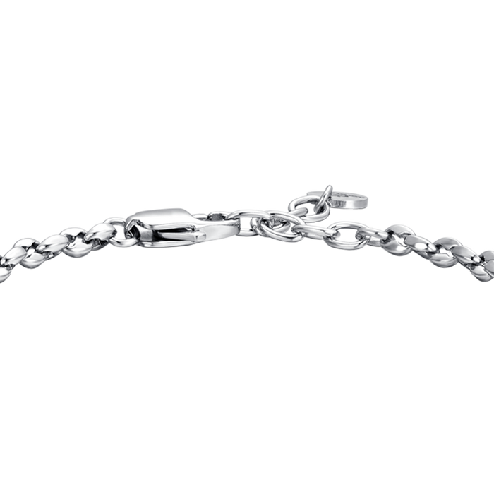 MEN'S STEEL BRACELET WITH ANCHOR