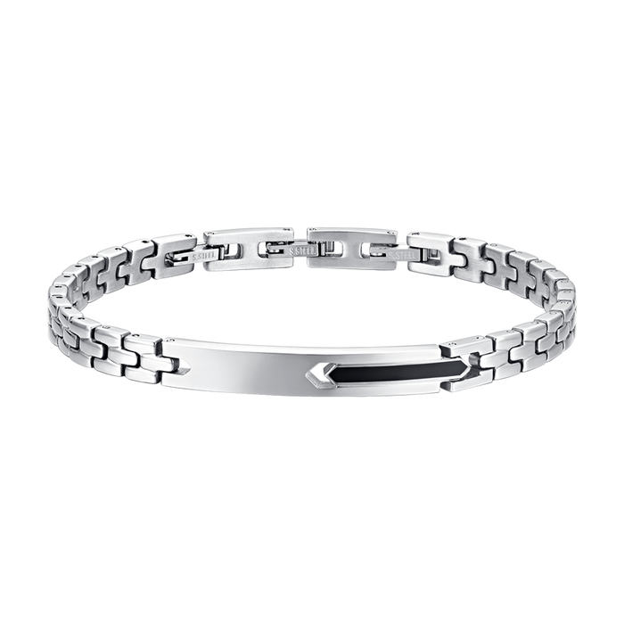 MEN'S BRACELET IN STEEL ELEMENT BLACK IP