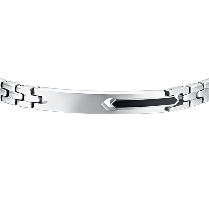 MEN'S BRACELET IN STEEL ELEMENT BLACK IP