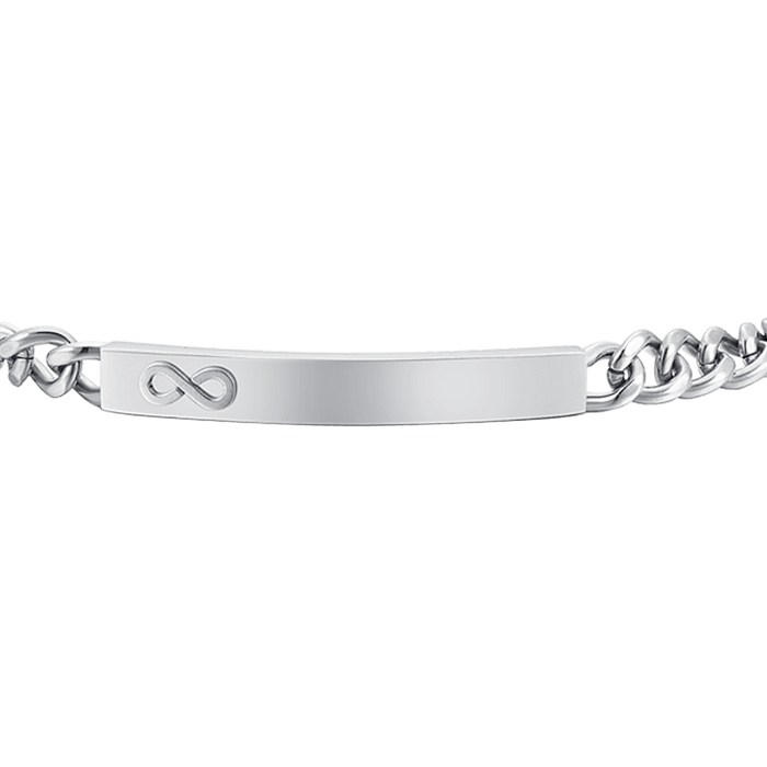 MEN'S STEEL BRACELET WITH INFINITY