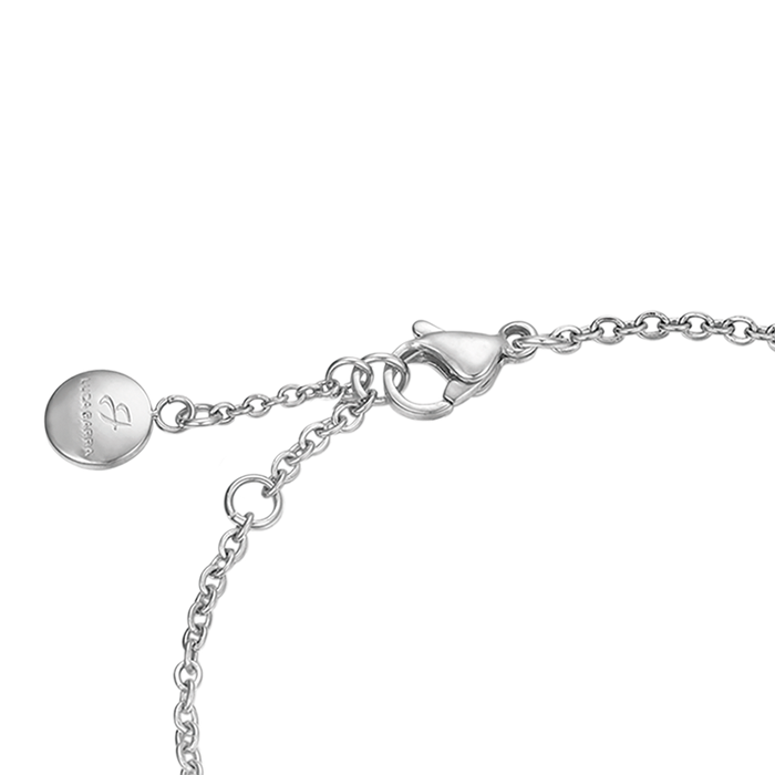 BRACELET FEMME EN ACIER AVEC INFINI ET CRISTAUX