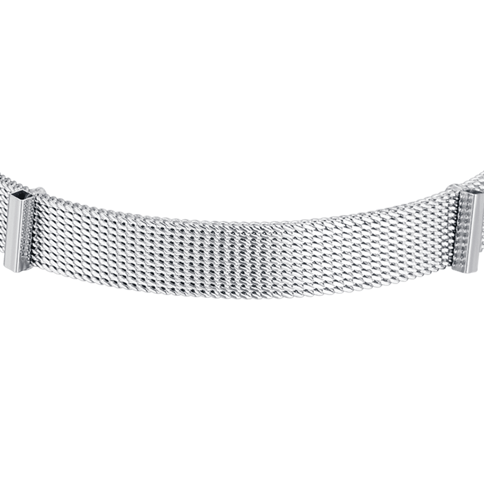 BRACCIALE DONNA PERSONALIZZATO IN ACCIAIO MAGLIA MILANO