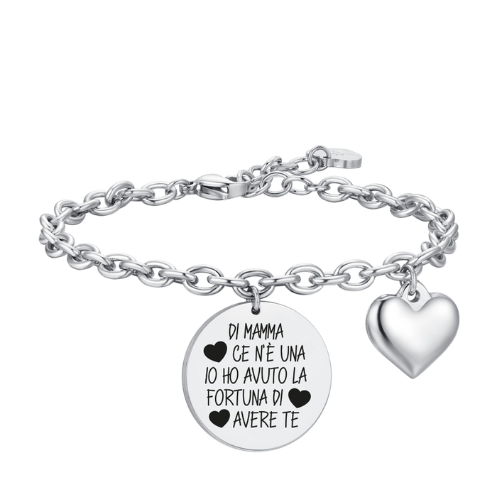 WOMEN'S BRACELET IN STEEL FROM MOTHER THERE IS ONE I WAS FORTUNE TO HAVE