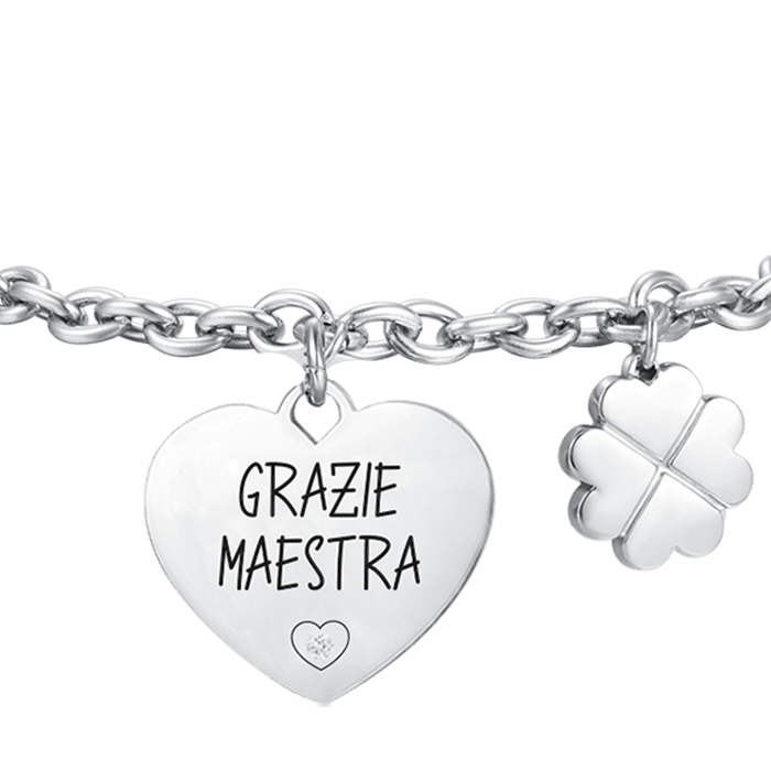 WOMEN'S STEEL BRACELET THANK YOU TEACHER RETRO THE SPECIAL TEACHERS...