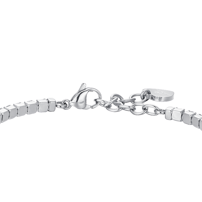 WOMEN'S TENNIS BRACELET WITH PURPLE CRYSTALS