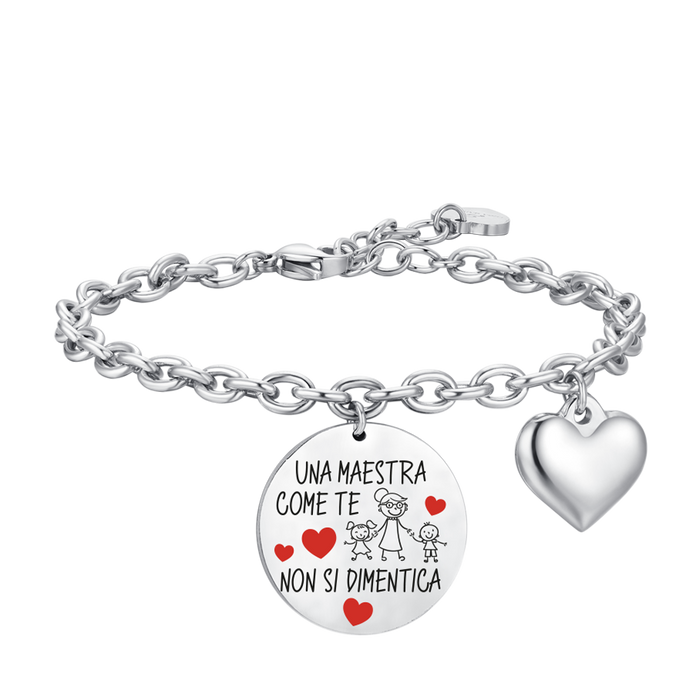 BRACCIALE DONNA IN ACCIAIO MAESTRA