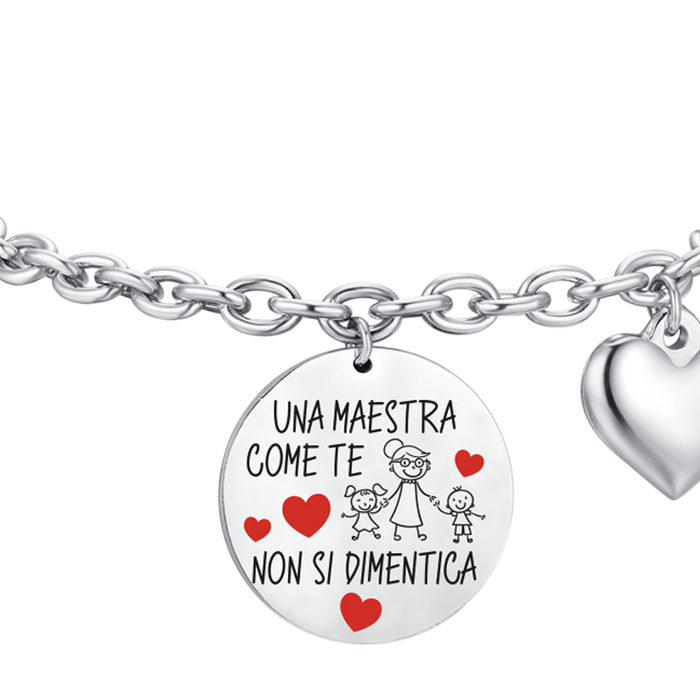 BRACCIALE DONNA IN ACCIAIO MAESTRA