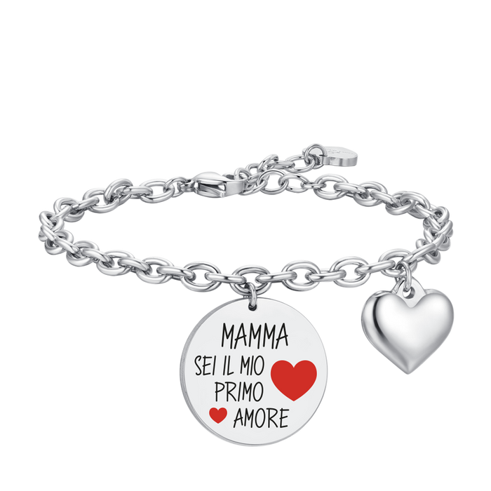 BRACCIALE DONNA IN ACCIAIO MAMMA