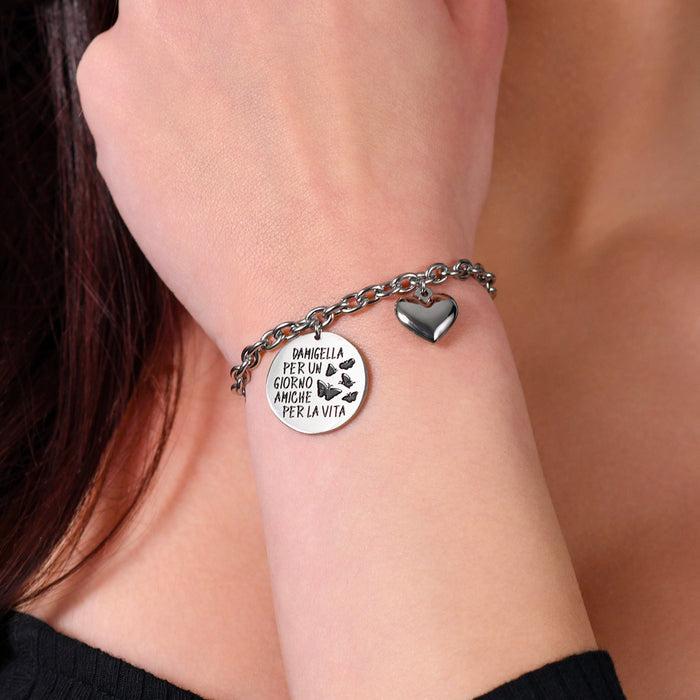 BRACELET WOMEN IN STEEL BRACELET BRIDESMAIDS