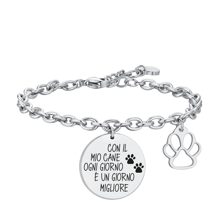 WOMEN'S STEEL DOG ​​BRACELET