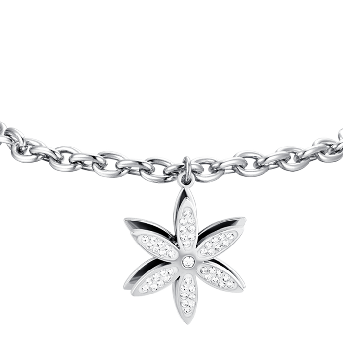 WOMEN'S STEEL BRACELET FLOWER OF LIFE ROTATING