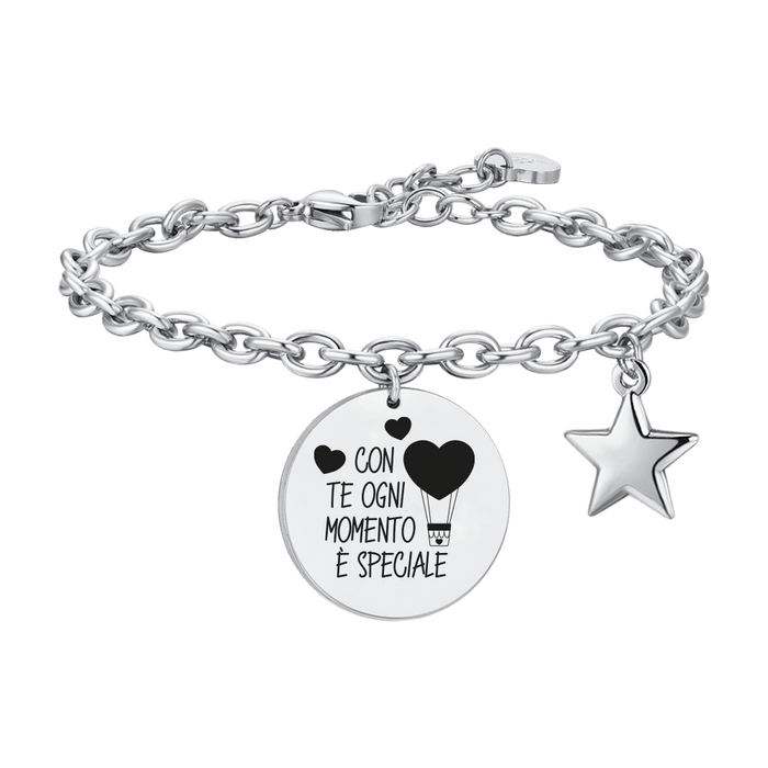 WOMEN'S STEEL BRACELET WITH YOU