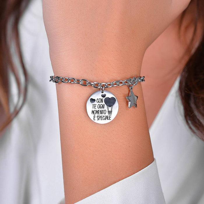 WOMEN'S STEEL BRACELET WITH YOU