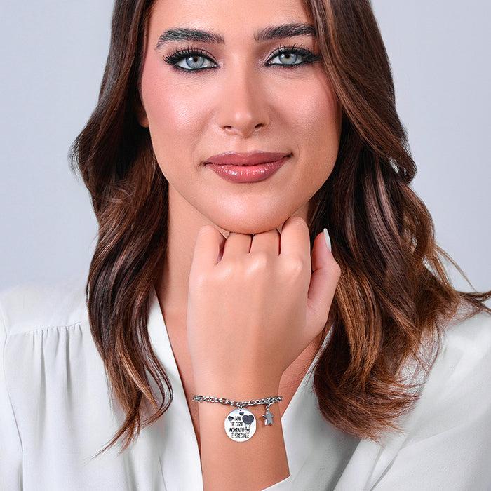 WOMEN'S STEEL BRACELET WITH YOU