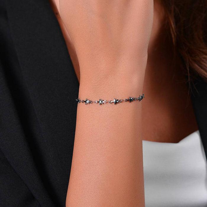 WOMEN'S STEEL BRACELET STARS