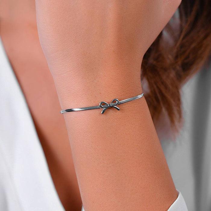 WOMEN'S STEEL BOW BRACELET