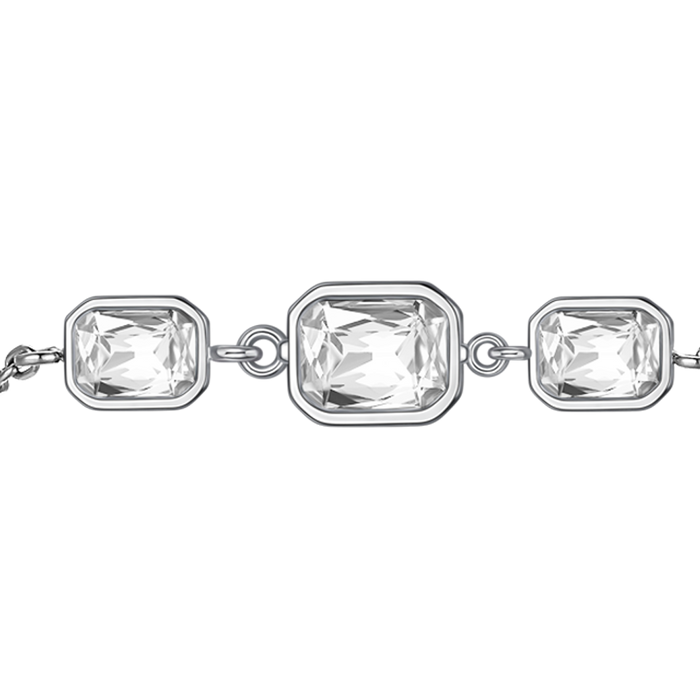 BRACCIALE DONNA CON CRISTALLI BIANCHI