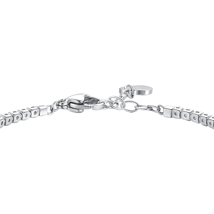 BRACCIALE TENNIS DONNA IN ACCIAIO CON ZIRCONI MULTICOLOR