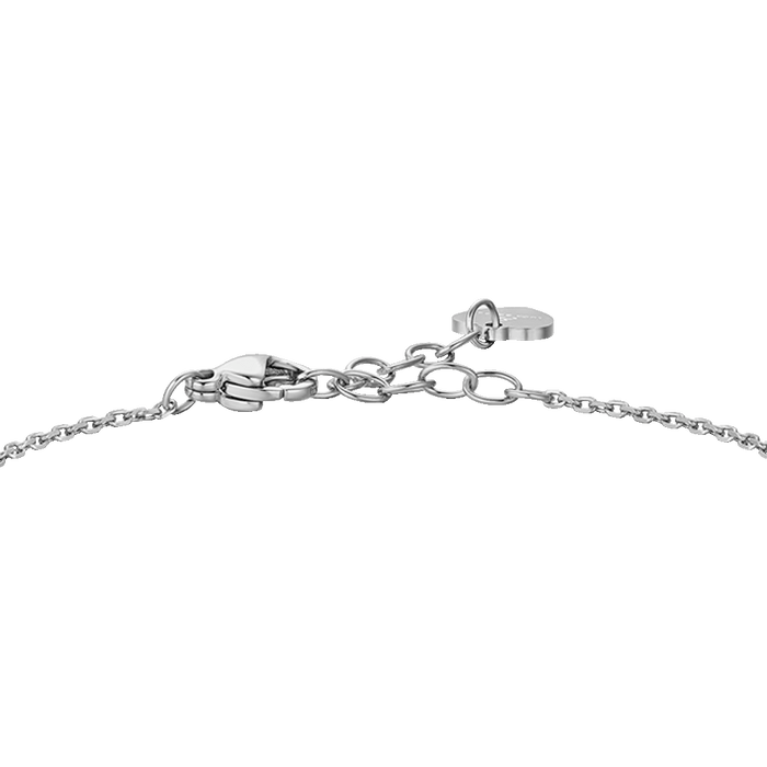 BRACCIALE DONNA IN ACCIAIO CON FARFALLA E ZIRCONI BIANCHI