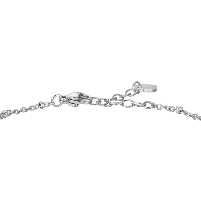 BRACCIALE DONNA IN ACCIAIO CON INFINITO E ZIRCONI BIANCHI