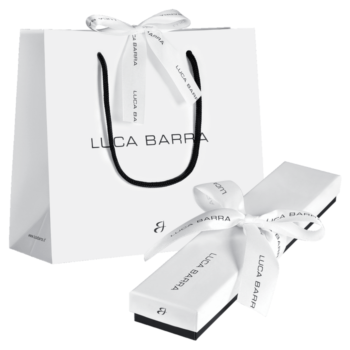 BRACCIALE TENNIS DONNA IN ACCIAIO CON ELEMENTO CON ZIRCONI VERDI E BIANCHI