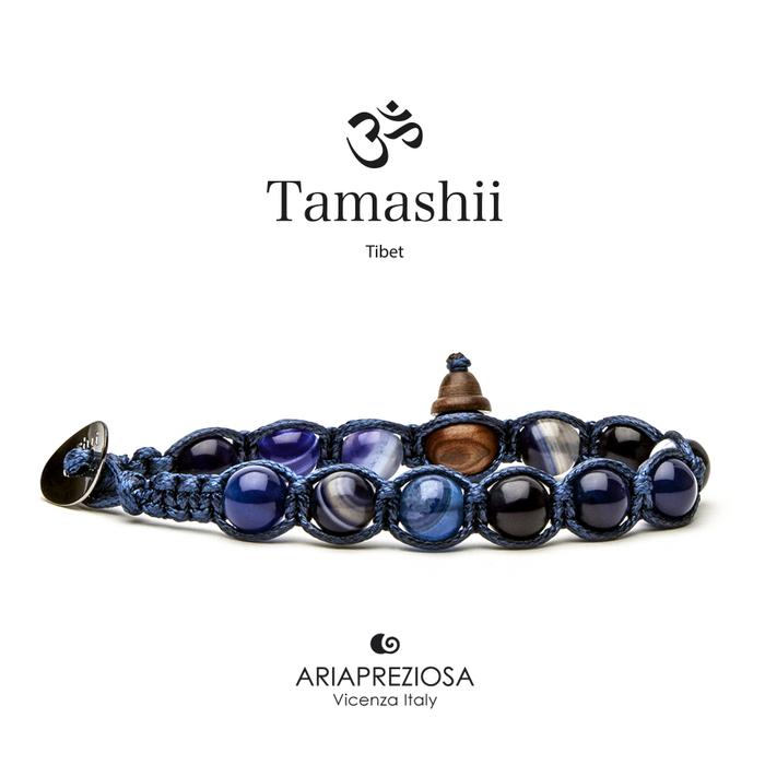 Tamashii Dark Blue Striped Agate - Blue base